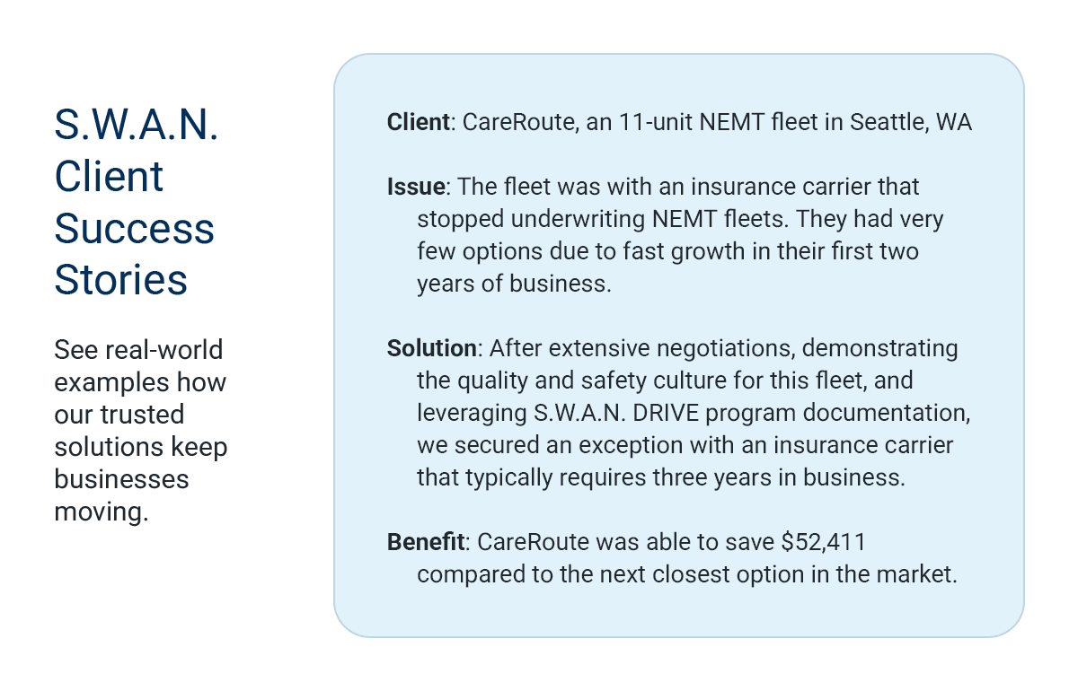 Our Client Success Stories: See how our trusted coverage keeps businesses moving, straight from the clients who rely on us.